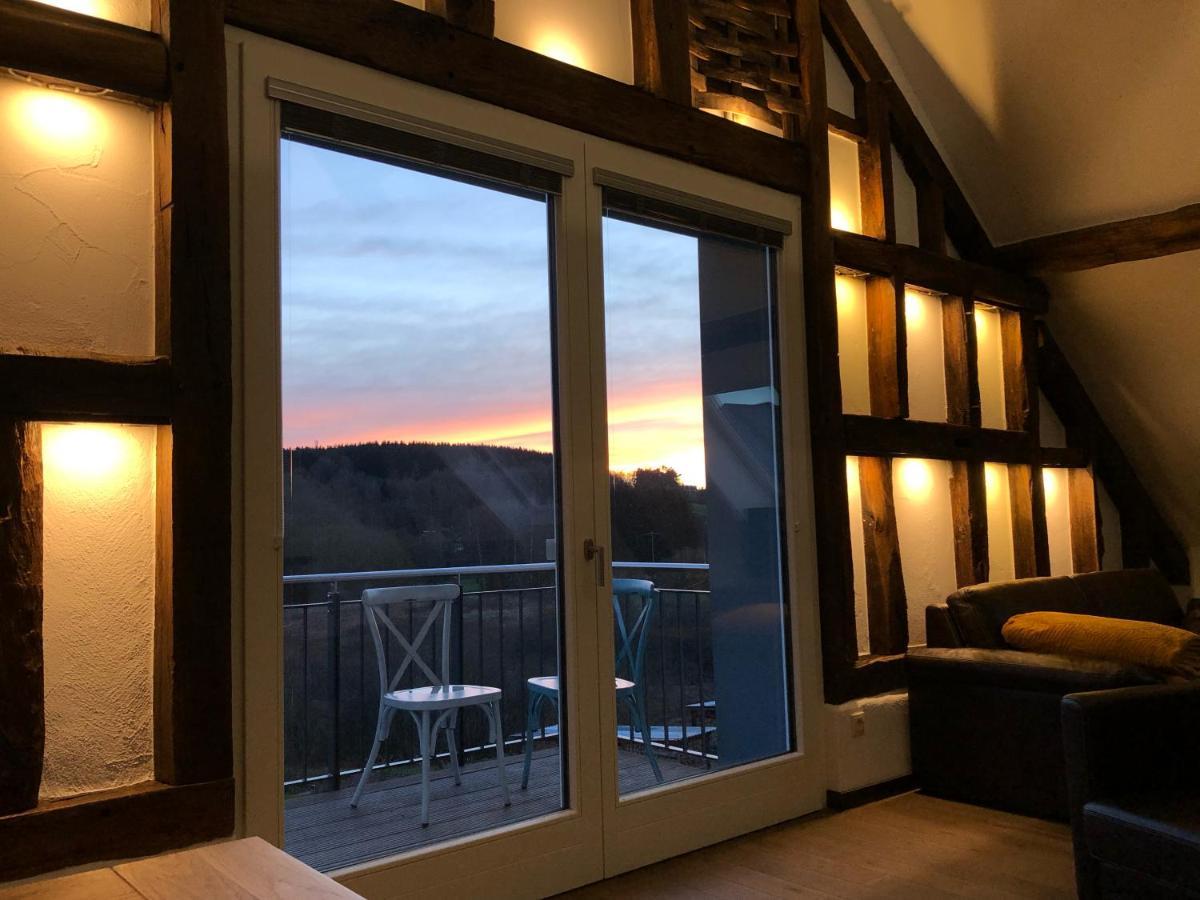 Postrelais Ardennes "Belle-Vue" Apartment Burg Reuland Bagian luar foto